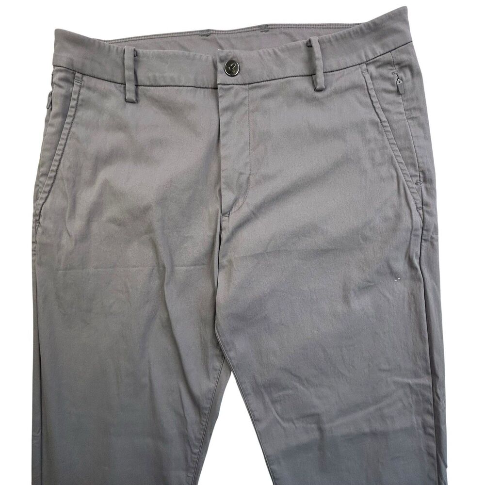 Birddogs Pants Mens 32x29* Gray Performance Stretch Chino Boomstick Unlined